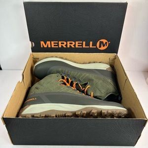 Merrell ThermoSnowdrift Mid Shell WP Olive Green Boots Men’s Size 15 M J19293